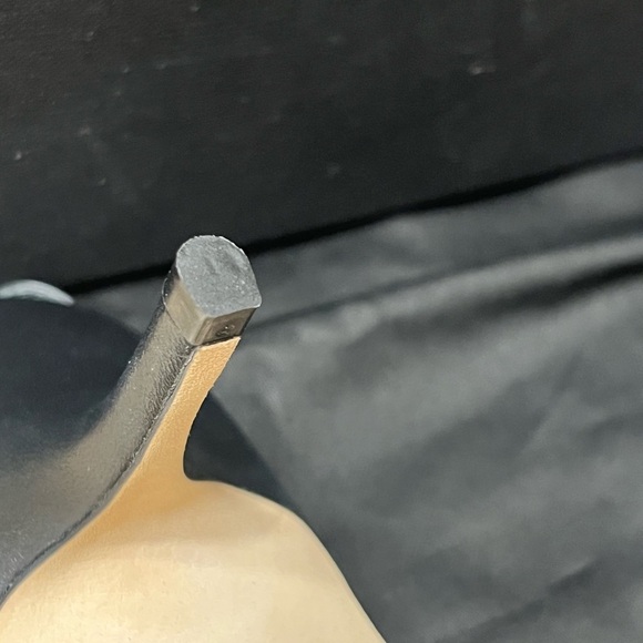 Dolce & Gabbana Leather Slingback Cardinale B60 Nappa Calfskin Blk Pump, Sz 8 - Picture 12 of 15